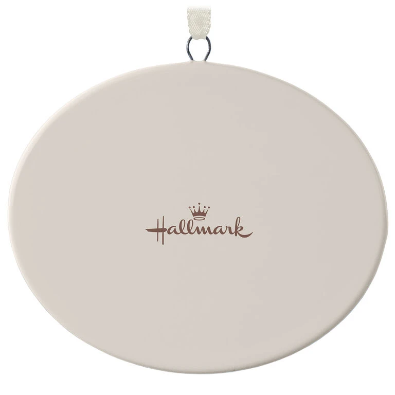 Hallmark 1-Sided Oval Ceramic Photo Ornament 6 Hallmark 1-Sided Oval Ceramic Photo Ornament - Image 6