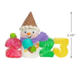 Hallmark Sweet Decade 2023 Ornament 8 Hallmark Sweet Decade 2023 Ornament -Hallmark 2023 Gumdrops and Snowman Keepsake Ornament 1599QXR8027 03