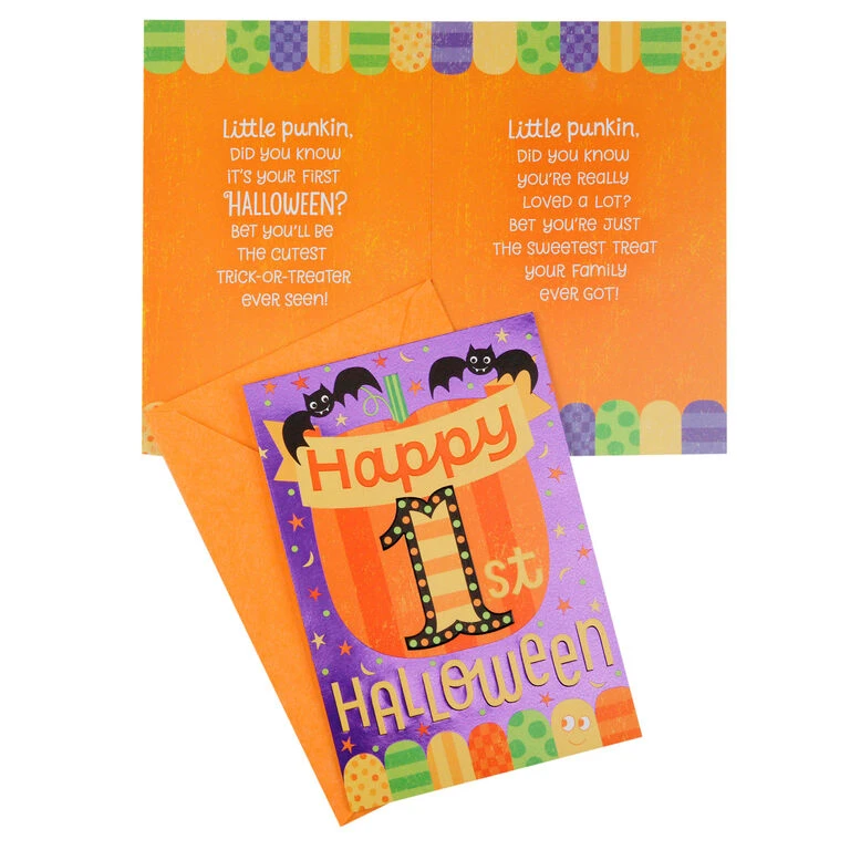 Hallmark Assorted Baby's First Holiday Celebrations Cards, Pack Of 5 4 Hallmark Assorted Baby's First Holiday Celebrations Cards, Pack Of 5 - Image 4