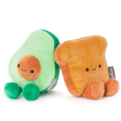 Hallmark Better Together Avocado And Toast Magnetic Plush, 5"