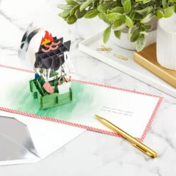 Hallmark Just For You BBQ Grill 3D Pop-Up Birthday Card -Hallmark BBQ Grill 3D PopUp Birthday Card 1299LAD2898 08