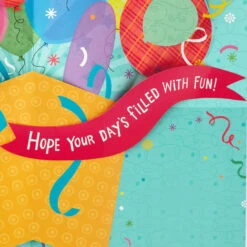 Hallmark 16" Fun Balloons Pop-Up Jumbo Birthday Card 11 Hallmark 16" Fun Balloons Pop-Up Jumbo Birthday Card -Hallmark Balloons for Fun Birthday Card 1299CBG1009 03