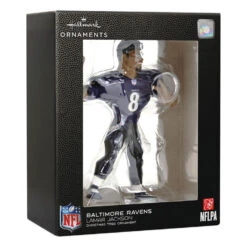 NFL Baltimore Ravens Lamar Jackson Hallmark Ornament 8 NFL Baltimore Ravens Lamar Jackson Hallmark Ornament -Hallmark Baltimore Ravens Lamar Jackson Christmas Ornament 1OSL2097 04