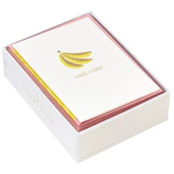 Hallmark Thanks A Bunch Boxed Blank Thank-You Notes, Pack Of 8 -Hallmark Banana Bunch Boxed Blank ThankYou Notes Multipack 1THK4117 05