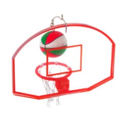 Hallmark Basketball Star 2023 Ornament -Hallmark Basketball Goal and Ball Keepsake Ornament 1399QGO2699 06