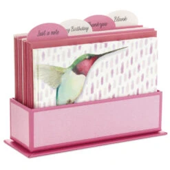 Hallmark Marjolein Bastin Assorted Blank Nature Note Cards In Caddy, Pack Of 24 -Hallmark Bastin Assorted Nature Note Cards Caddy Bulk Pack 1SOM3881 08