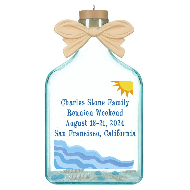 Hallmark A Day At The Beach Sun & Waves Personalized Text Ornament 1 Hallmark A Day At The Beach Sun & Waves Personalized Text Ornament