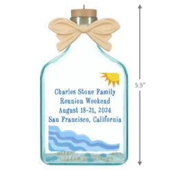 Hallmark A Day At The Beach Sun & Waves Personalized Text Ornament 5 Hallmark A Day At The Beach Sun & Waves Personalized Text Ornament -Hallmark Beach Glass Bottle Personalized Christmas Ornament 2499QHE2118B1 03