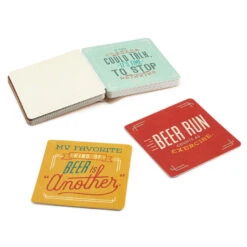 Hallmark Beers To You: 20 Coasters To Say Cheers To Book -Hallmark Beers to You Book With Coasters 1BOK1570 05