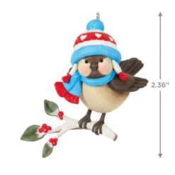 Hallmark Cozy Critters Special Edition Ornament 8 Hallmark Cozy Critters Special Edition Ornament -Hallmark Bird on Snowy Tree Branch Keepsake Ornament 1699QGO2797 03