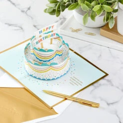 Hallmark Celebrating You Cake 3D Pop-Up Birthday Card 17 Hallmark Celebrating You Cake 3D Pop-Up Birthday Card -Hallmark Birthday Cake 3D PopUp Birthday Card 1299LAD2895 08