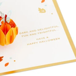 Hallmark Fun And Frightful 3D Pop-Up Halloween Card -Hallmark Black Cat on Pumpkins 3D PopUp Halloween Card 1299IEH1003 03