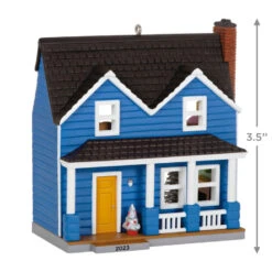 Hallmark Nostalgic Houses And Shops Special Edition 2023 Ornament -Hallmark Blue Clapboard House Keepsake Ornament 2599QXE3309 03