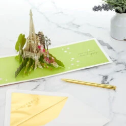 Hallmark Bonjour Eiffel Tower 3D Pop-Up Hello Card -Hallmark Bonjour Eiffel Tower 3D PopUp Hello Card 1299LAD9664 08