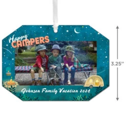Hallmark Happy Campers Personalized Text And Photo Metal Ornament 5 Hallmark Happy Campers Personalized Text And Photo Metal Ornament -Hallmark Camping Personalized Christmas Ornament 1OFM1001B10 03