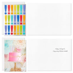 Hallmark Colorful Classic Boxed All-Occasion Cards Assortment, Pack Of 12 -Hallmark Celebrate Assorted Boxed AllOccasion Cards 3EDX1204 04