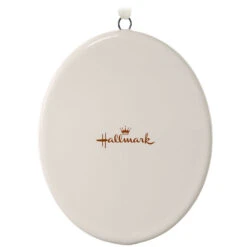 Hallmark Ceramic Text And Photo Ornament—Vertical Oval 11 Hallmark Ceramic Text And Photo Ornament—Vertical Oval -Hallmark Ceramic Text and Photo OrnamentVertical Oval 1999QHE1739B3 06