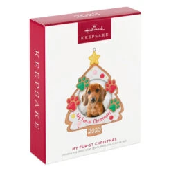 Hallmark My Fur-st Christmas 2023 Photo Frame Ornament -Hallmark Christmas Cookie Pet Picture Frame Keepsake Ornament 1599QGO2607 04