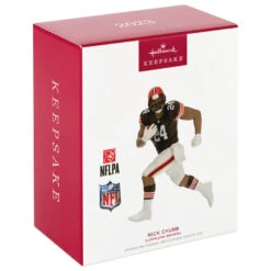 Hallmark NFL Cleveland Browns Nick Chubb Ornament -Hallmark Cleveland Browns Nick Chubb Keepsake Ornament 2299QXI7159 04