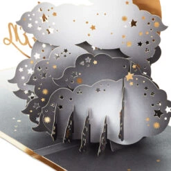 Hallmark Crescent Moon 3-D Pop-Up Halloween Card -Hallmark Crescent Moon and Bats 3D PopUp Halloween Card 1299IEH3001 05
