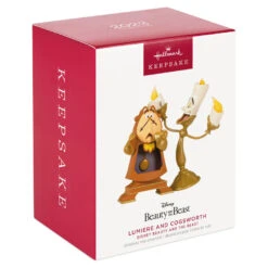 Hallmark Disney Beauty And The Beast Lumiere And Cogsworth Ornament -Hallmark Disney Lumiere and Cogsworth Keepsake Ornament 2499QXE3277 04