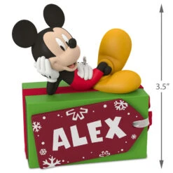 Hallmark Disney Mickey Mouse Christmas Present Personalized Ornament 7 Hallmark Disney Mickey Mouse Christmas Present Personalized Ornament -Hallmark Disney Mickey Mouse Christmas Present Personalized Ornament 2499QHE1885B1 03