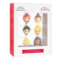 Mini Disney Princess Shatterproof Hallmark Ornaments, Set Of 6 8 Mini Disney Princess Shatterproof Hallmark Ornaments, Set Of 6 -Hallmark Disney Princess Miniature Christmas Ornaments Set of 6 2HCM6131 04