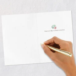 Hallmark Disney The Little Mermaid Ariel Happy Wish Quilled Paper Handmade Card -Hallmark Disney The Little Mermaid Ariel Quilled Paper Card 1299LAD2858 06