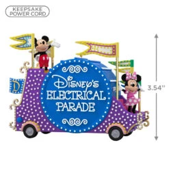 Hallmark Disney Mickey Mouse Disney's Electrical Parade Musical Ornament With Light -Hallmark Disneys Electrical Parade Float Keepsake Ornament 2999QXD6729 03