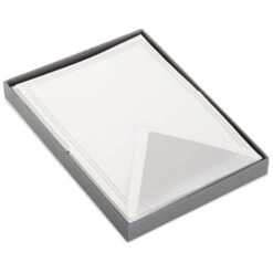 Hallmark Double Silver Border Stationery Set, Box Of 20