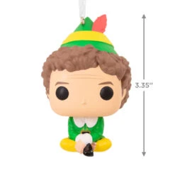 Elf Buddy The Elf™ Funko POP!® Hallmark Ornament -Hallmark Elf Buddy the Elf Funko POP Christmas Ornament 3HCM1107 03