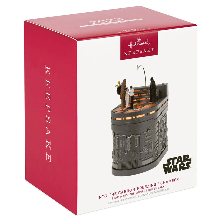 Hallmark Star Wars: The Empire Strikes Back™ Into The Carbon-Freezing™ Chamber Ornament With Light, Sound And Motion 4 Hallmark Star Wars: The Empire Strikes Back™ Into The Carbon-Freezing™ Chamber Ornament With Light, Sound And Motion - Image 4