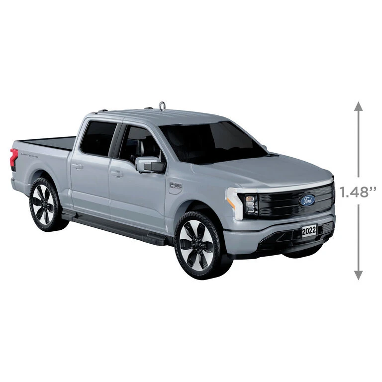 Hallmark 2022 Ford F-150 Lightning 2023 Metal Ornament 3 Hallmark 2022 Ford F-150 Lightning 2023 Metal Ornament - Image 3