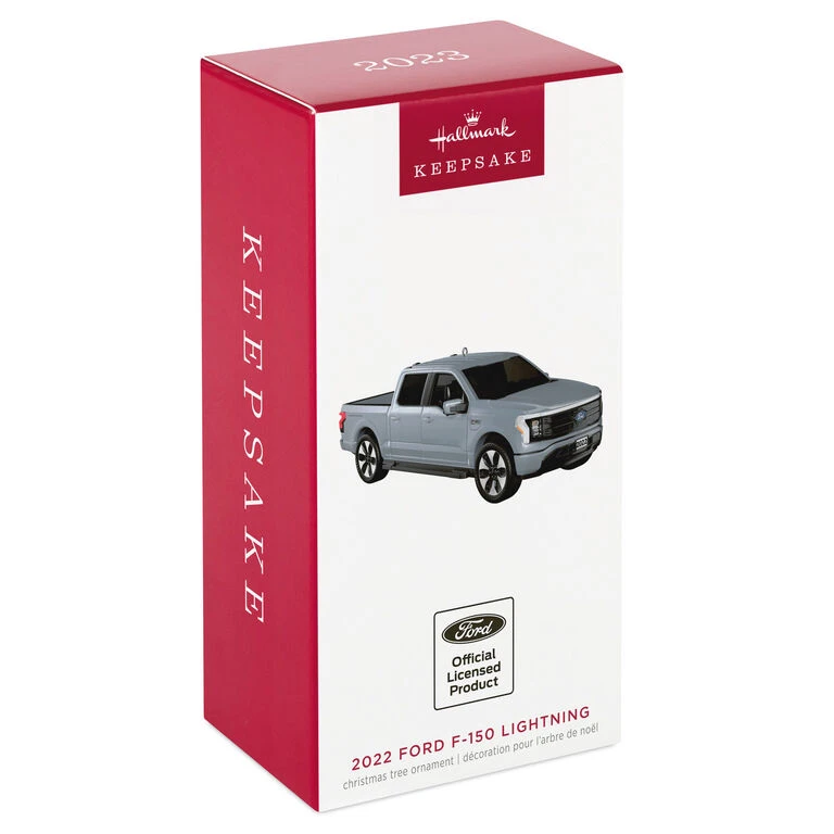 Hallmark 2022 Ford F-150 Lightning 2023 Metal Ornament 4 Hallmark 2022 Ford F-150 Lightning 2023 Metal Ornament - Image 4