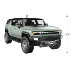 Hallmark 2024 GMC HUMMER EV™ 2023 Metal Ornament -Hallmark GMC Hummer EV Keepsake Ornament 2199QXI6027 03