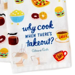 Hallmark Gilmore Girls Why Cook Tea Towel 6 Hallmark Gilmore Girls Why Cook Tea Towel -Hallmark Gilmore Girls Why Cook Kitchen Towel 1PCL1009 03