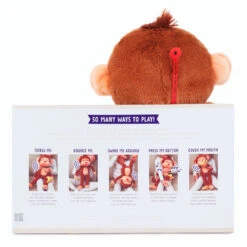 Hallmark Goin' Bananas Monkey Singing Stuffed Animal, 12" -Hallmark Goin Bananas Interactive Monkey Stuffed Animal With Sound 1PSB2187 05