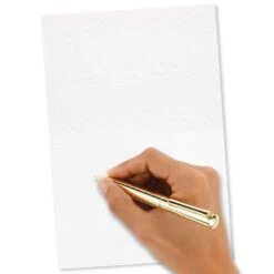 Hallmark Gold Butterfly On Pink Blank Note Cards, Box Of 8 6 Hallmark Gold Butterfly On Pink Blank Note Cards, Box Of 8 -Hallmark Gold Butterfly on Pink Blank Note Cards 1499CNT1125 03