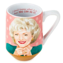 Hallmark Rose The Golden Girls You Can Do It Mug, 15 Oz. -Hallmark Golden Girls Rose Mug 1GOL1036 03