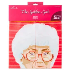 Hallmark Sophia The Golden Girls Sicily Novelty Crew Socks 8 Hallmark Sophia The Golden Girls Sicily Novelty Crew Socks -Hallmark Golden Girls Sophia Funny Novelty Crew Socks 1GOL1054 04