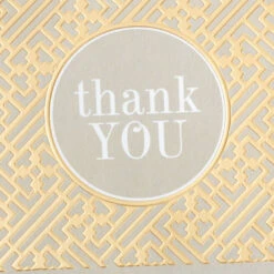 Hallmark Gray And Gold Bulk Blank Thank-You Notes, Pack Of 50 11 Hallmark Gray And Gold Bulk Blank Thank-You Notes, Pack Of 50 -Hallmark Gray and Gold Bulk Blank ThankYou Notes Multipack 3THK2522 05