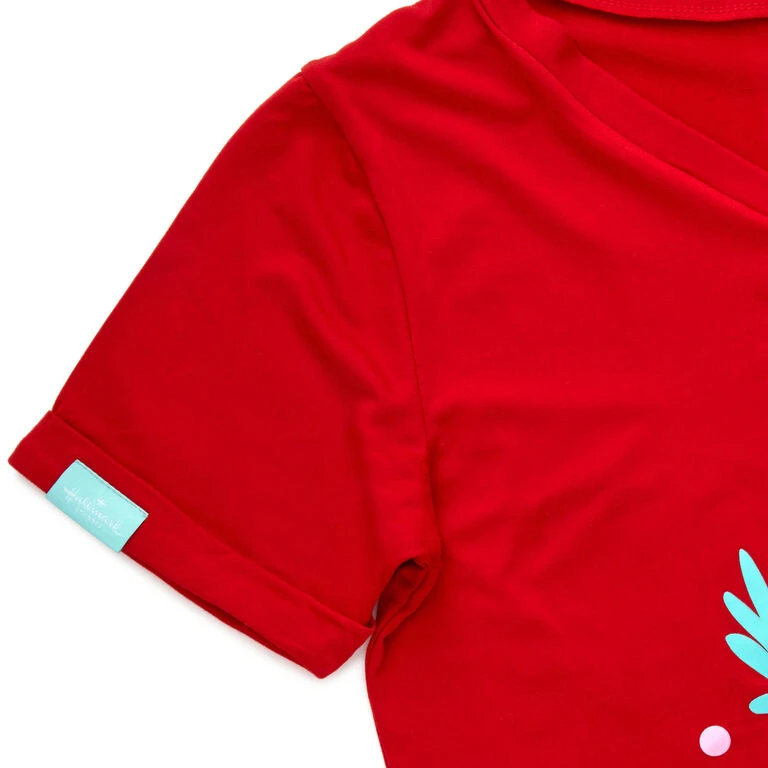 Hallmark Channel Only Awake Oversized Women's Red Sleep Shirt, Small/Medium 3 Hallmark Channel Only Awake Oversized Women's Red Sleep Shirt, Small/Medium - Image 3