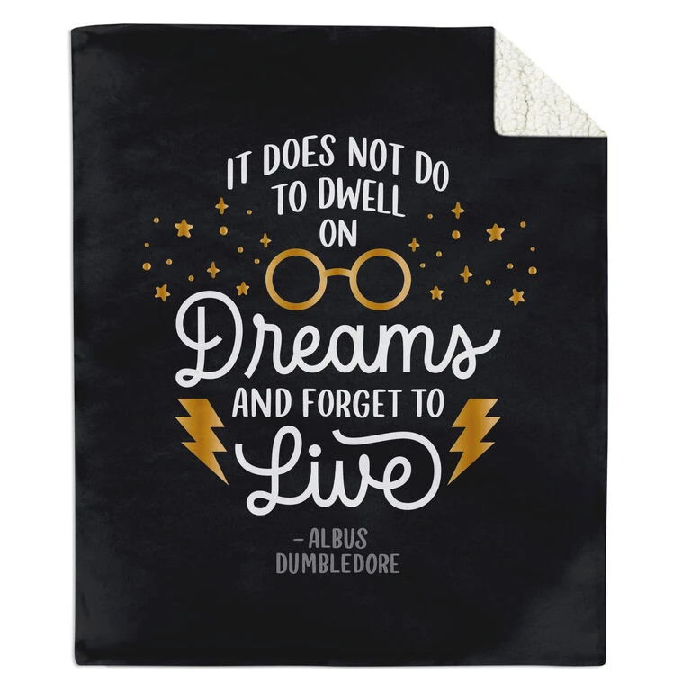 Hallmark Harry Potter™ Dwell On Dreams Throw Blanket, 50x60 1 Hallmark Harry Potter™ Dwell On Dreams Throw Blanket, 50x60