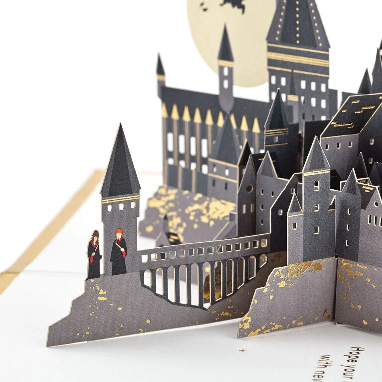 Hallmark Harry Potter™ Hogwarts™ Castle 3D Pop-Up Card 3 Hallmark Harry Potter™ Hogwarts™ Castle 3D Pop-Up Card - Image 3