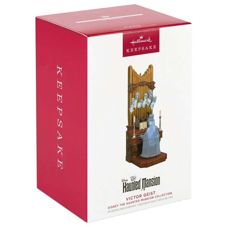 Hallmark Disney The Haunted Mansion Collection Victor Geist Ornament With Light And Sound 4 Hallmark Disney The Haunted Mansion Collection Victor Geist Ornament With Light And Sound - Image 4