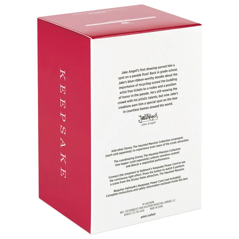 Hallmark Disney The Haunted Mansion Collection Victor Geist Ornament With Light And Sound 5 Hallmark Disney The Haunted Mansion Collection Victor Geist Ornament With Light And Sound - Image 5