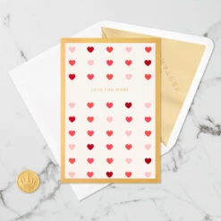 Hallmark Love You More 3D Pop-Up Love Card 11 Hallmark Love You More 3D Pop-Up Love Card -Hallmark Heart Pattern 3D PopUp Love Card 1299IAV5835 04