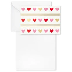 Hallmark Hearts Aplenty Assorted Blank Note Cards, Box Of 24 12 Hallmark Hearts Aplenty Assorted Blank Note Cards, Box Of 24 -Hallmark Hearts Aplenty Assorted Blank Note Cards 5STZ5126 04