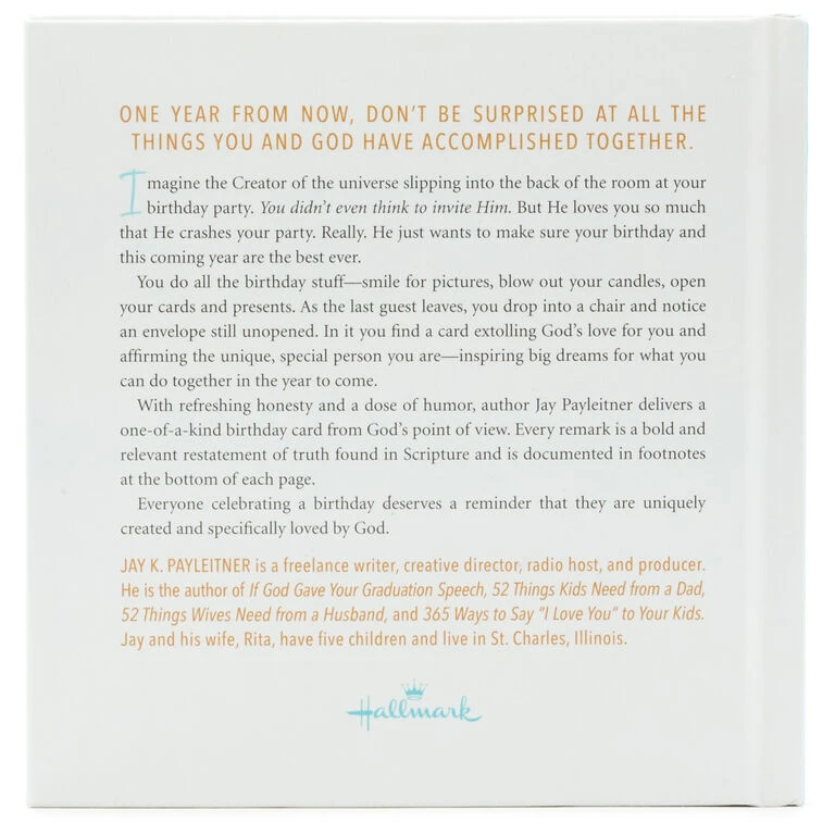 Hallmark If God Wrote Your Birthday Card Book 2 Hallmark If God Wrote Your Birthday Card Book - Image 2