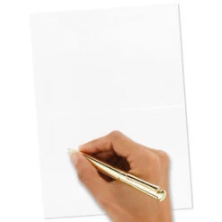 Hallmark Bulk Ivory And Gold Blank Wedding Thank-You Notes, Box Of 100 -Hallmark Ivory and Gold Blank Wedding ThankYou Notes Bulk Pack 5STZ1065 05